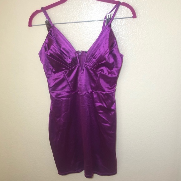 Thirty Thirty sleeveless purple Mini  Dress size S - Picture 2 of 7
